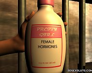 Fresh Meat In Tranny Prison 3d Shemale Art